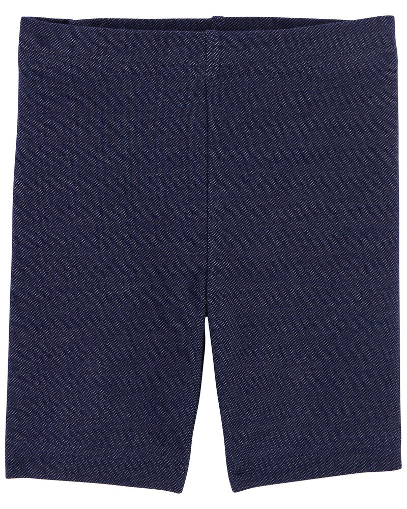 Toddler Faux Denim Bike Shorts, image 3 of 4 slides