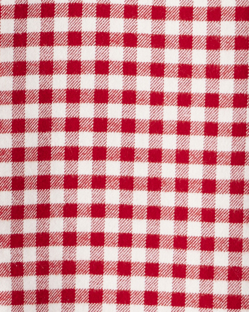 Boys Organic Cotton Button-Front Flannel Shirt, image 3 of 5 slides