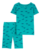 Boys 2-Piece Dinosaur PurelySoft Pajamas, image 1 of 4 slides