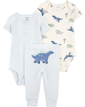Baby 3-Piece Dinosaur Little Outfit Set, 