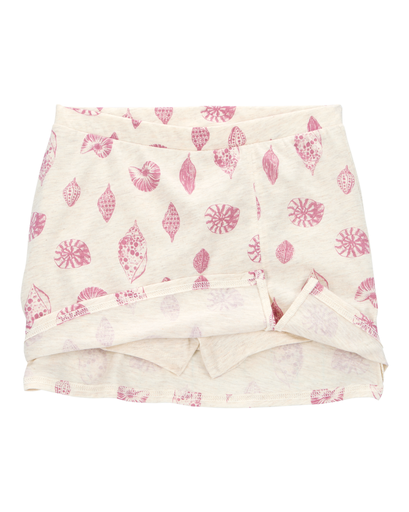 Girls Seashell Golf Skort - Ivory, image 2 of 4 slides