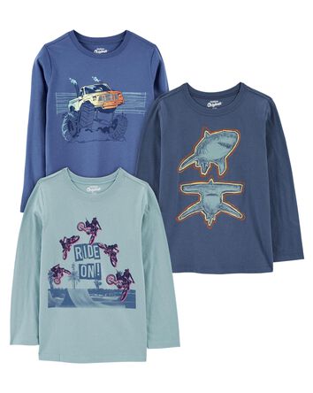 Kid 3-Pack Graphic Tees, 