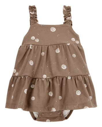 Baby Sand Dollar Tiered Sunsuit, 