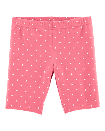 Kid Polka Dot Bike Shorts, 