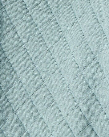 Baby 3-Piece Quilted Dinosaur Little Vest Set - Green/Ivory, 