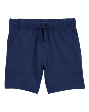 Kid Pull-On French Terry Shorts - Navy, 