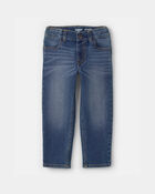 Toddler Dark Wash Straight-Leg Jeans, image 1 of 4 slides