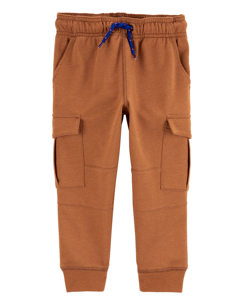 Baby Pull-On Knit Cargo Pants, image 1 of 5 slides