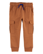 Baby Pull-On Knit Cargo Pants, image 1 of 5 slides