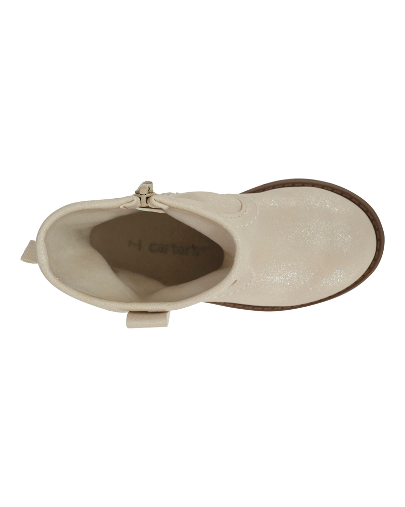 Toddler Cowgirl Boots - White, image 4 of 7 slides