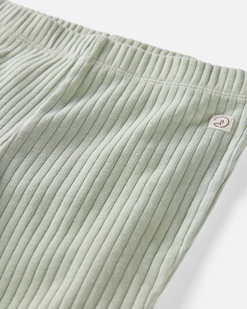 Toddler 2-Pack Organic Cotton Rib Leggings, image 5 of 8 slides