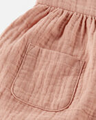 Baby Organic Cotton Gauze Pocket Dress, image 3 of 7 slides