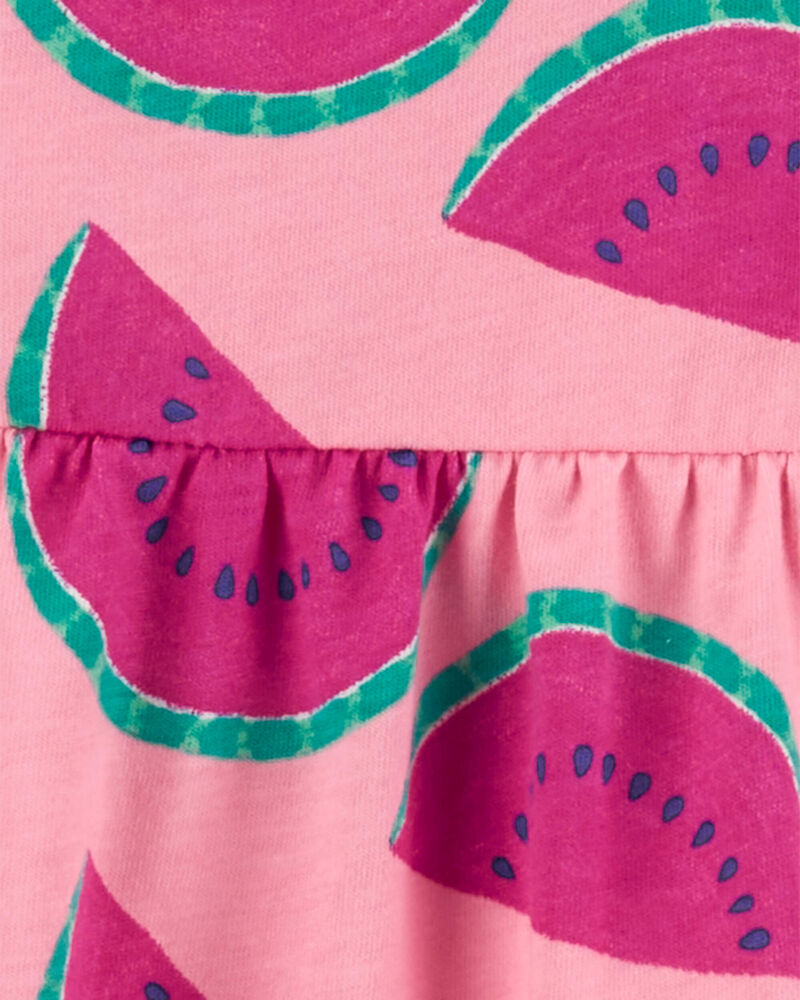 Toddler Watermelon Tank Dress, image 3 of 3 slides