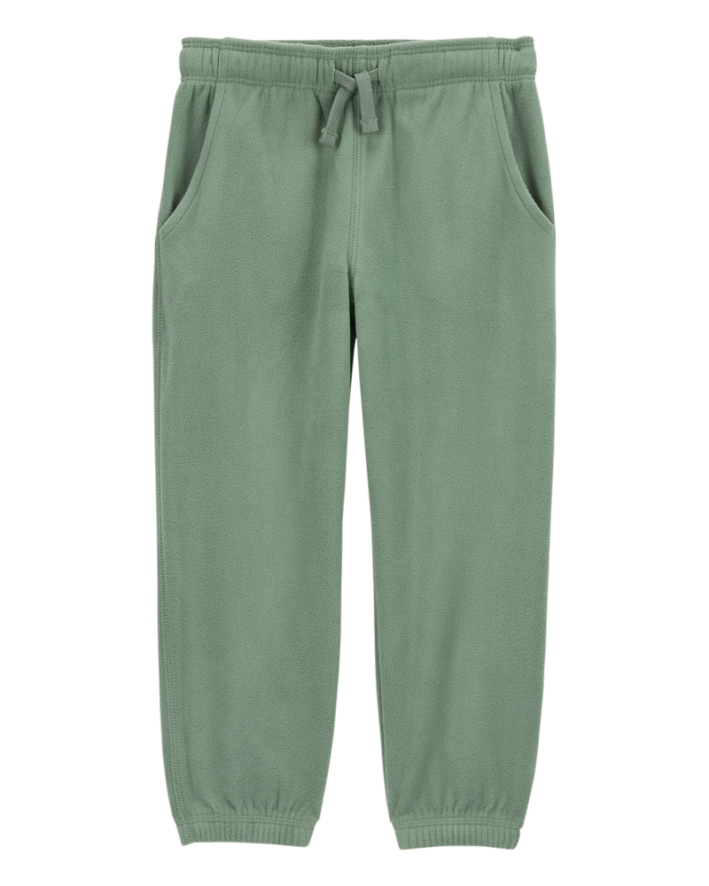 Toddler Pull-On Cinched-Hem Fleece Pants, image 3 of 6 slides