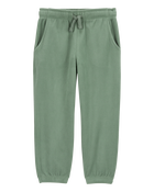 Toddler Pull-On Cinched-Hem Fleece Pants, image 3 of 6 slides