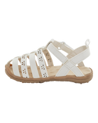 Baby Every Step® First Walker Fisherman Sandals - White, image 6 of 7 slides