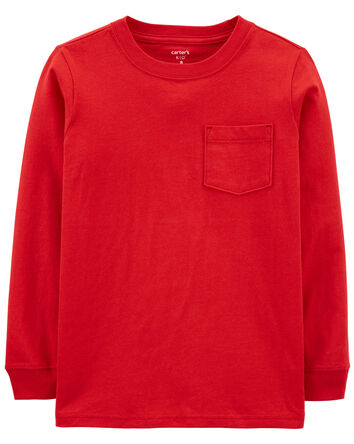 Long-Sleeve Pocket Tee, 