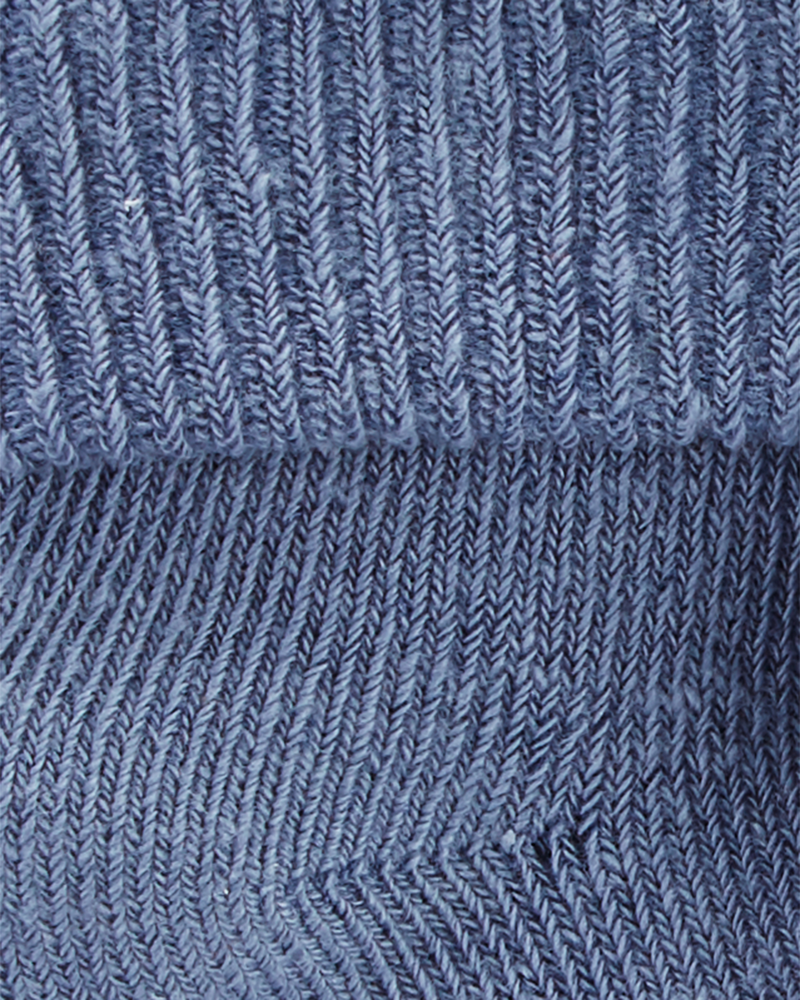 Baby 3-Pack Ribbed Booties, image 3 of 4 slides