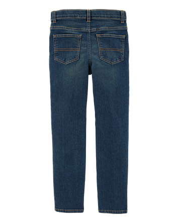Kid Dark Wash Straight-Leg Jeans, 