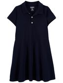 Navy - Kid Polo Uniform Dress