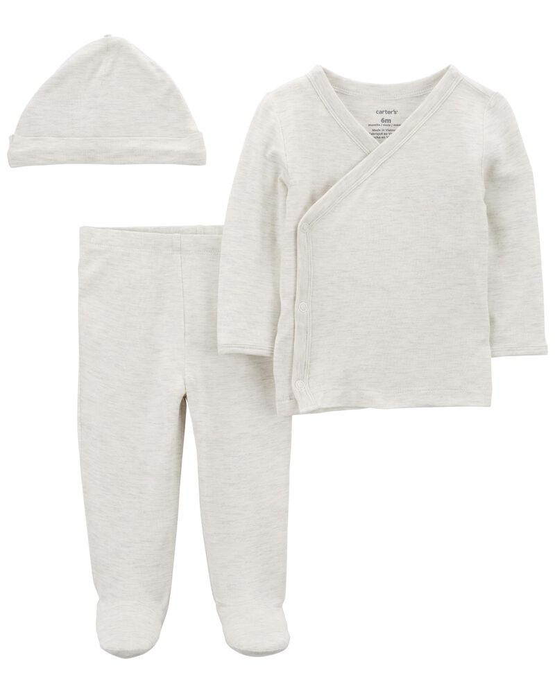 Baby 3-Piece PurelySoft Outfit, image 1 of 4 slides