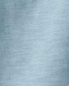 Toddler Girl 100% Cotton Wide-Leg Pants - Blue, image 2 of 3 slides
