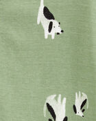 Baby 1-Piece Dog 100% Snug Fit Cotton Footie Pajamas, image 2 of 4 slides