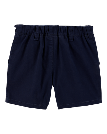 Toddler Stretch Chino Uniform Shorts - Navy, 