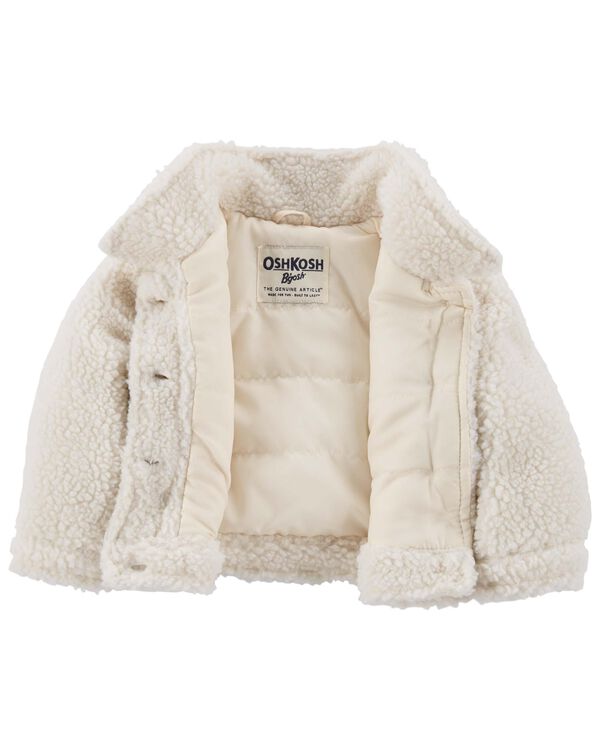 Cream Baby Sherpa Jacket