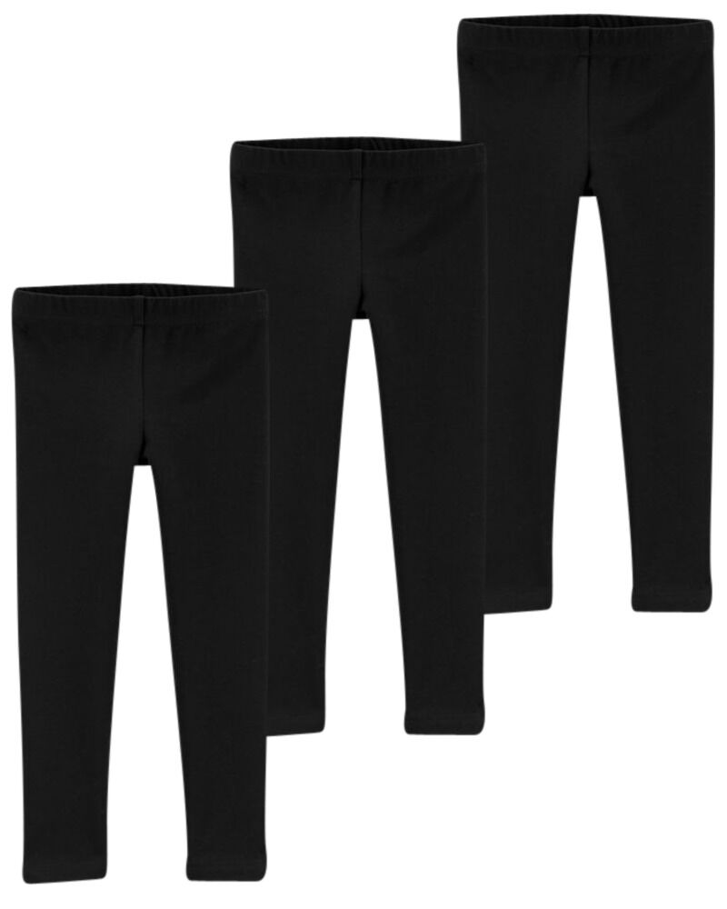 Toddler 3-Pack Full-Length Leggings Set, image 1 of 1 slides