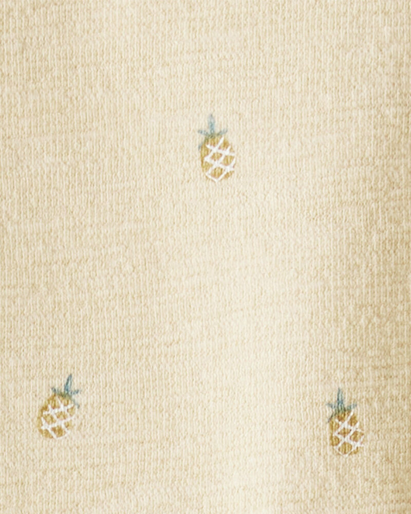 Girls 2-Piece Pineapple-Print Set Made with Organic Cotton, image 4 of 5 slides