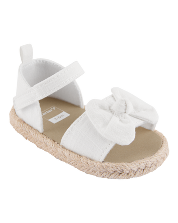 Baby Casual Espadrille Sandal - White, 