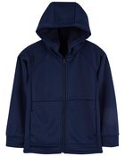 Kid Hooded Zip Jacket In Unstoppable French Terry, image 1 of 3 slides