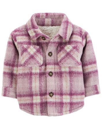 Baby Plaid Shacket, 