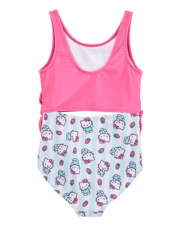 Kid Hello Kitty® 1-Piece Swimsuit - Pink/Blue, 
