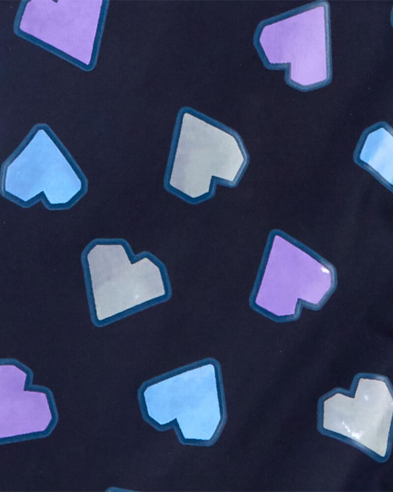 Kid Heart Color-Changing Rain Jacket, image 5 of 6 slides