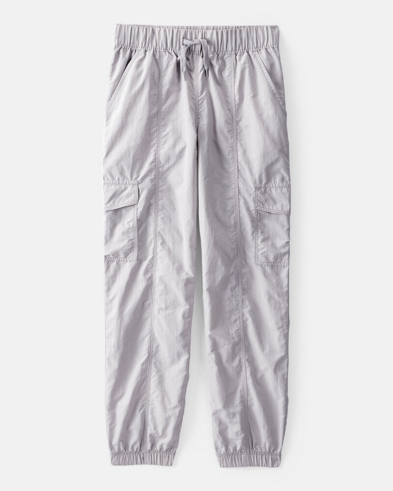 Girls Woven Joggers - Gray, image 1 of 5 slides