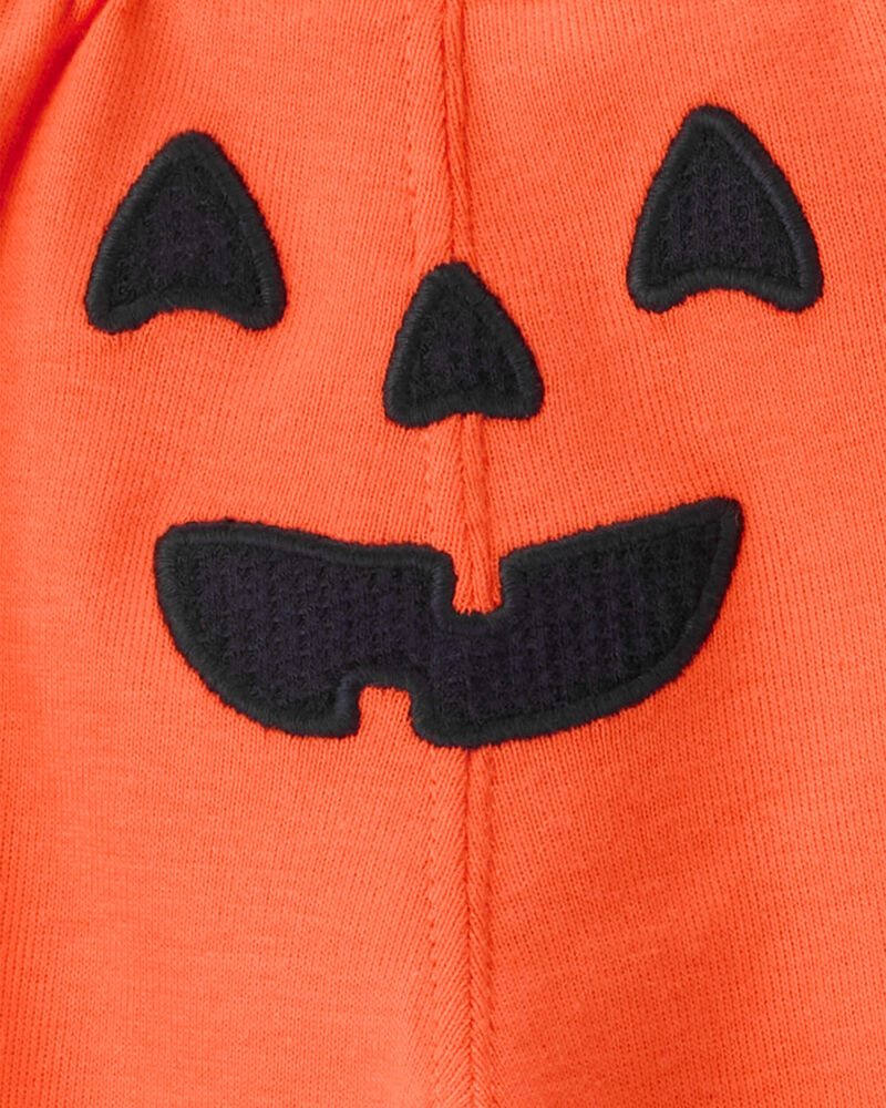Baby 2-Piece My First Halloween Long-Sleeve Bodysuit Pant Set - Ivory/Orange, image 3 of 4 slides