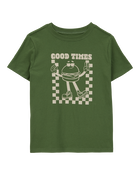 Kid Good Times Short-Sleeve Graphic Tee - Green, image 1 of 3 slides