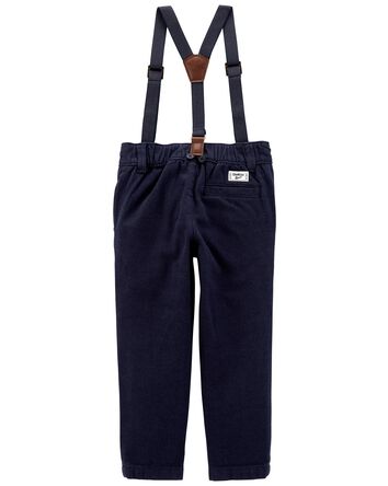 Toddler Suspender Pants, 