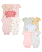 Baby 10-Pack Short-Sleeve Bodysuits, image 1 of 14 slides