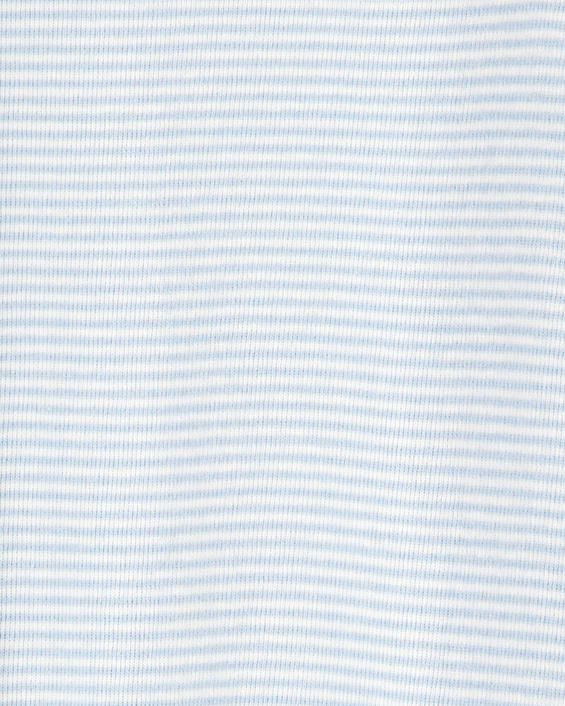 Baby 2-Pack Sleeper Gowns - Blue/White, image 3 of 7 slides