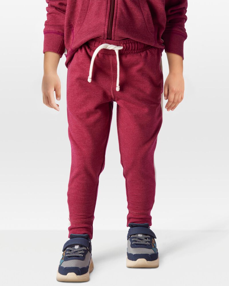 Toddler 2-Piece Zip-Up Fleece Hoodie & Pants Set, image 8 of 9 slides