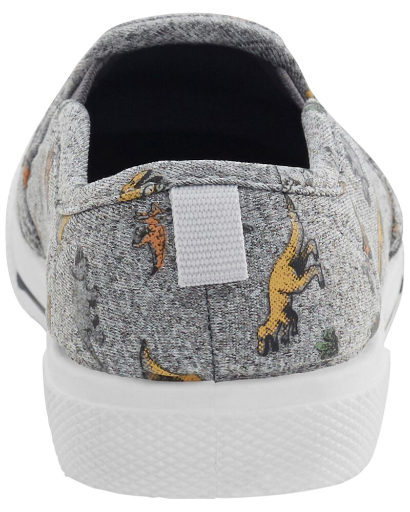 Toddler Dinosaur Slip-On Sneakers, image 3 of 7 slides