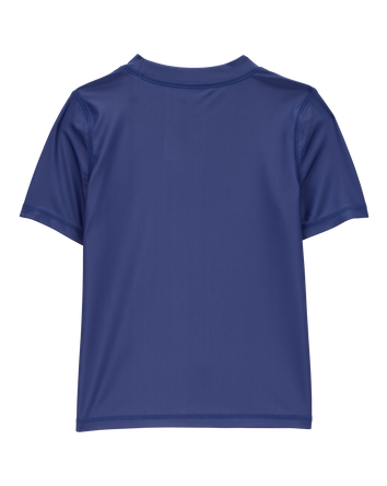 Boys Fourth of July Short Sleeve Rashguard - Navy, 