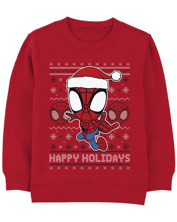 Toddler Spider-Man Christmas Pullover, 