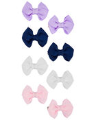 8-Pack Bow Hair Clips, image 1 of 2 slides