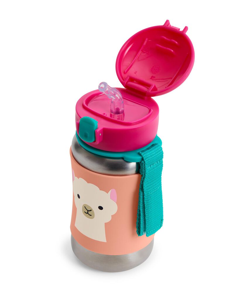 Little Kid 3-Piece Llama Backpack, Straw Bottle & Snack Cup Set, image 3 of 5 slides