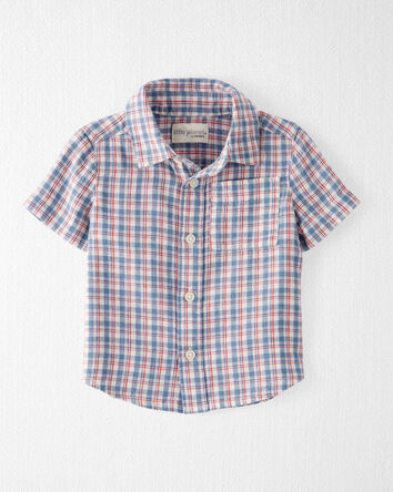 Baby Plaid Button-Front Shirt Made With LENZING™ ECOVERO™ , 