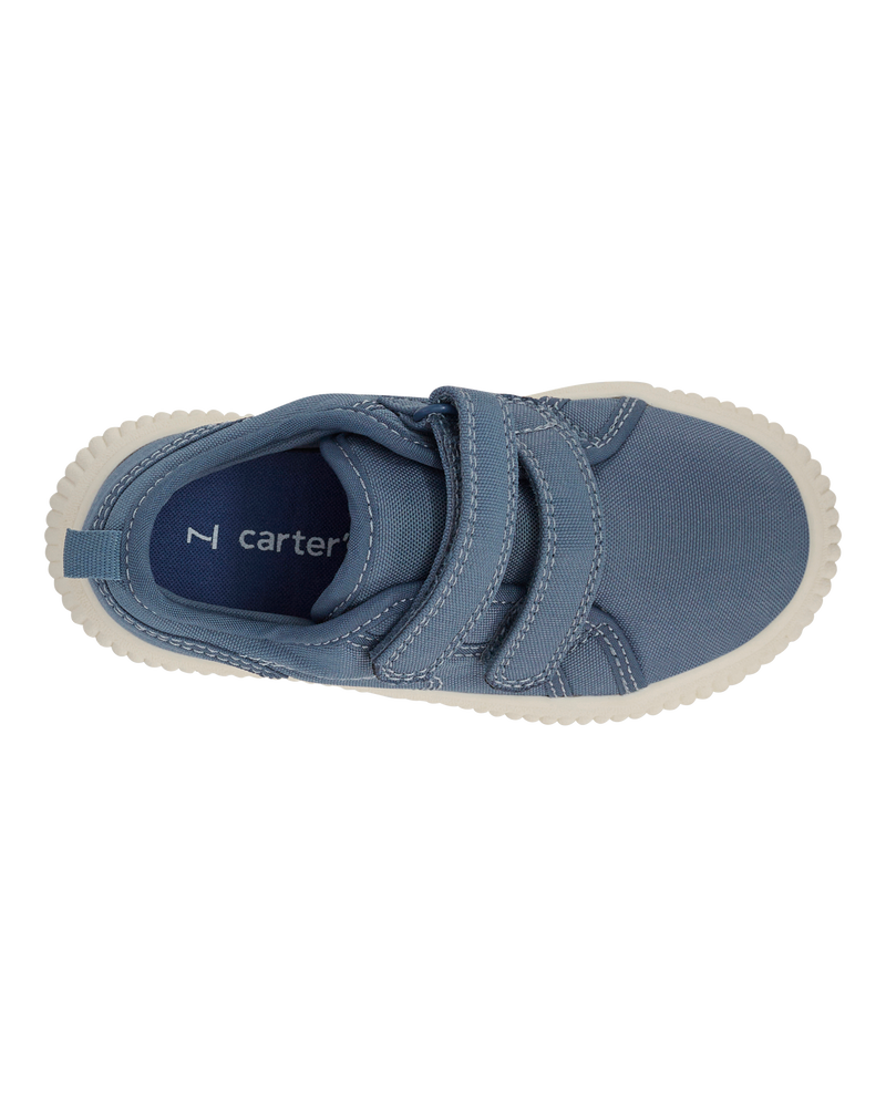 Toddler Canvas Sneakers - Blue, image 4 of 7 slides